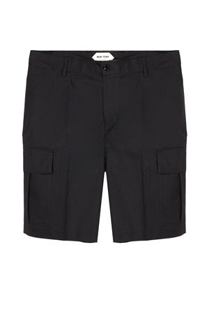 Bermuda cargo in misto cotone nero NEW YORK | ATLANTA4K130NERO